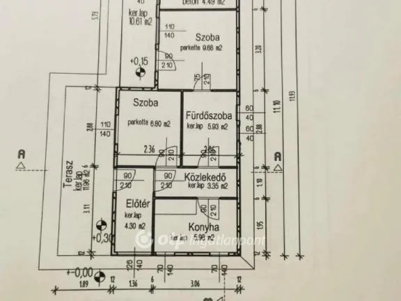 Eladó üdülő és hétvégi ház Dunaharaszti, Paradicsomsziget 68 nm