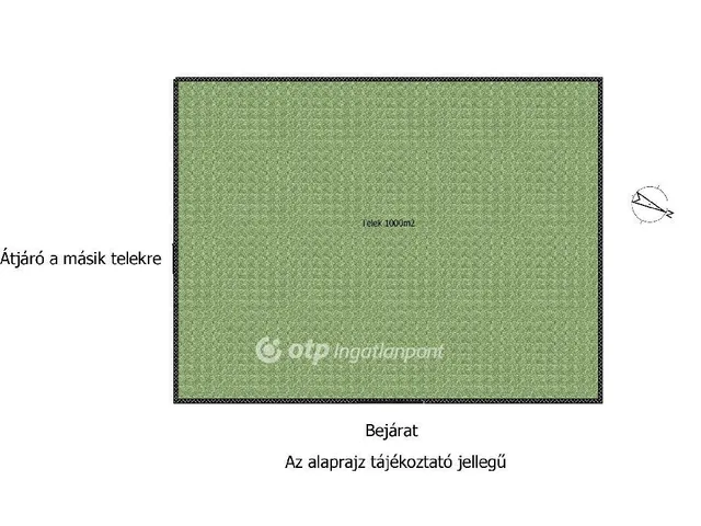 Eladó telek Dunavarsány 1000 nm