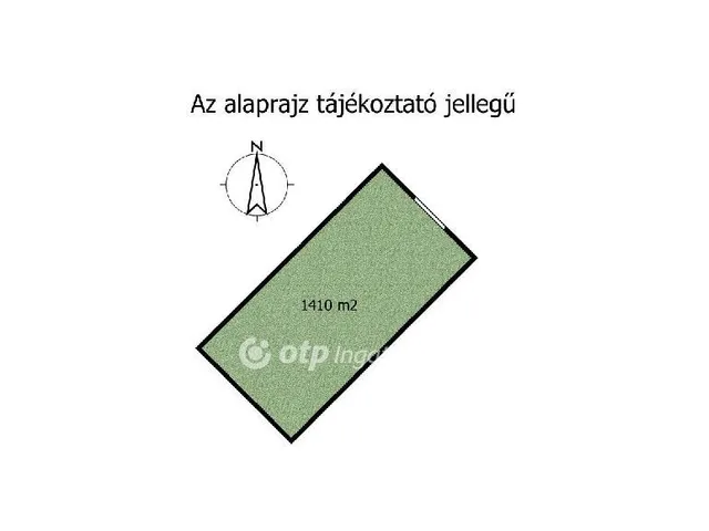 Eladó telek Dömsöd 1410 nm