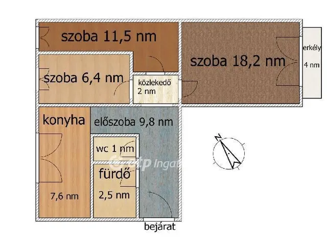 Eladó lakás Szigetszentmiklós 62 nm