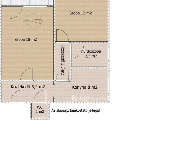 Eladó lakás Szigetszentmiklós 55 nm