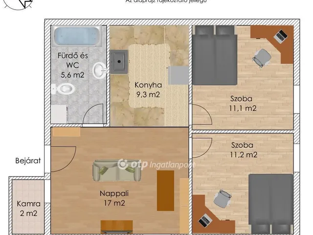 Eladó lakás Szigetszentmiklós 49 nm