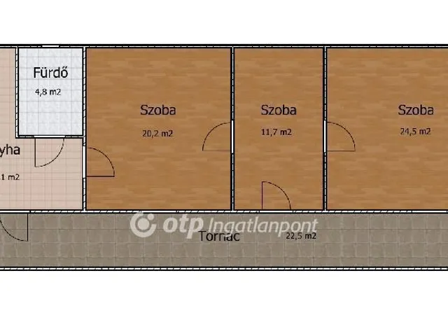 Eladó ház Lórév 72 nm