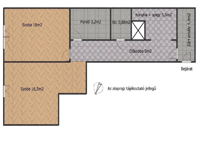 Eladó lakás Budapest XX. kerület 51 nm