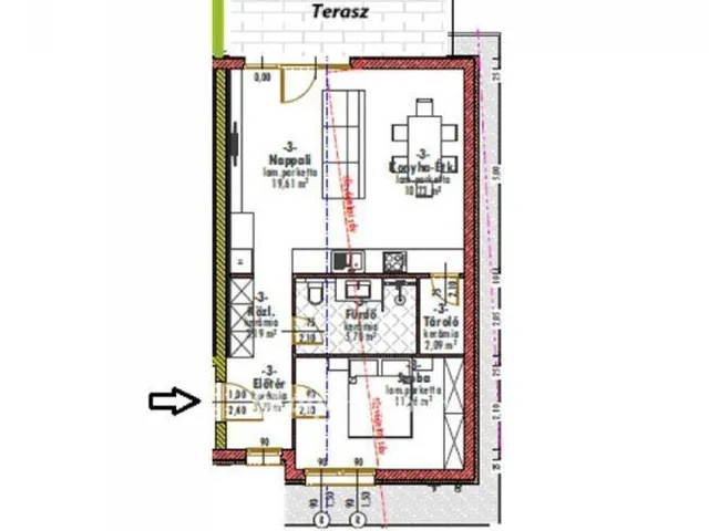 Eladó lakás Monorierdő 56 nm