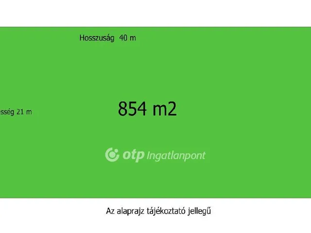 Eladó telek Dunavecse 854 nm