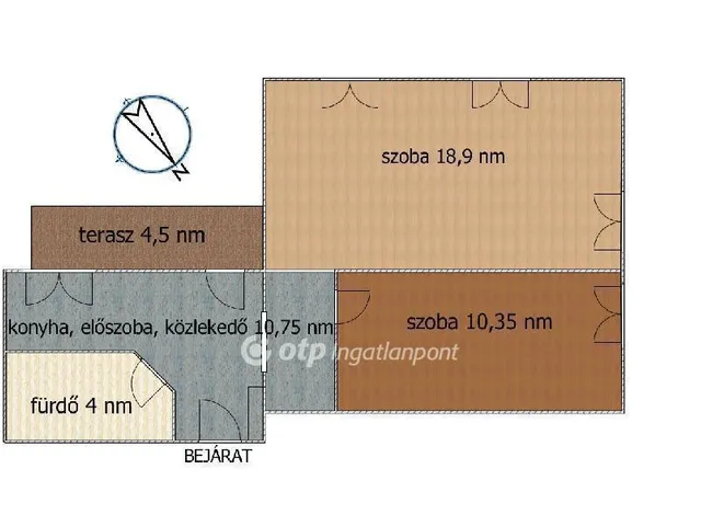 Eladó lakás Dunaharaszti 44 nm