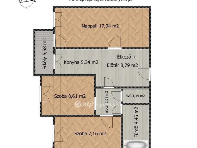 Eladó lakás Budapest XXI. kerület 56 nm