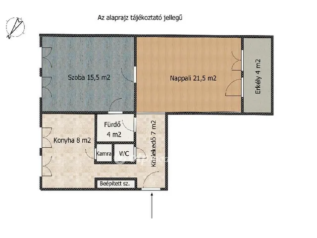 Eladó lakás Halásztelek 60 nm
