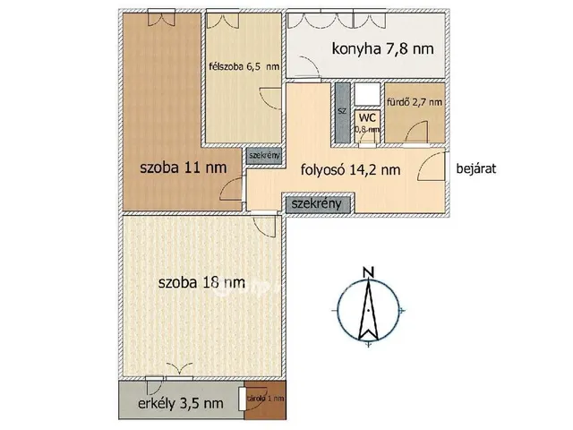 Eladó lakás Szigetszentmiklós 61 nm
