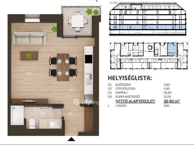 Eladó lakás Budapest XXIII. kerület 38 nm