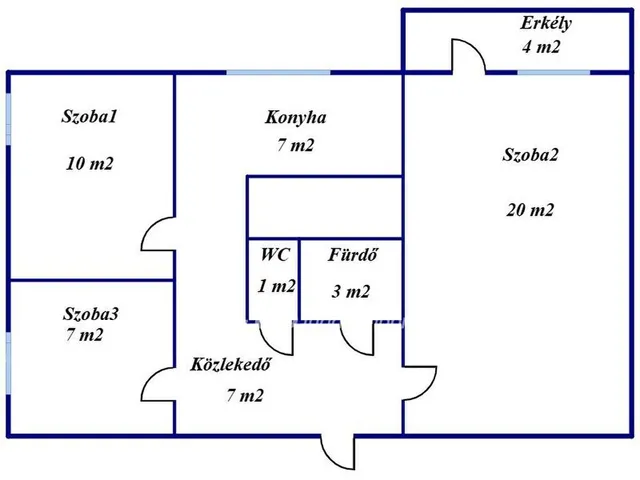 Eladó lakás Székesfehérvár 55 nm