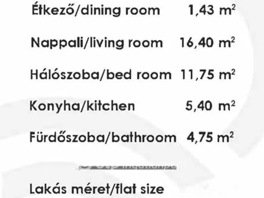 Eladó lakás Budapest XIII. kerület 43 nm