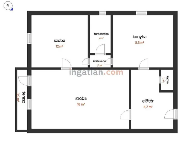 Eladó lakás Kiskőrös 50 nm