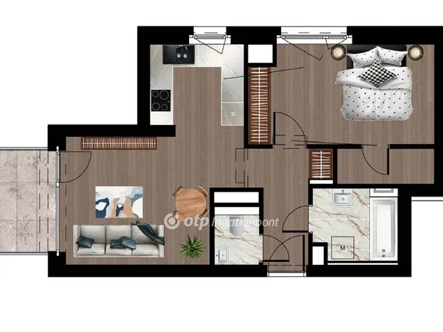 Eladó lakás Dunaföldvár 47 nm