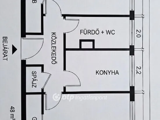 Eladó lakás Dunaújváros 49 nm