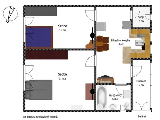 Eladó ház Dunaföldvár 68 nm