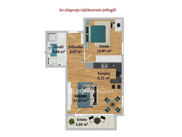 Eladó lakás Gárdony 48 nm