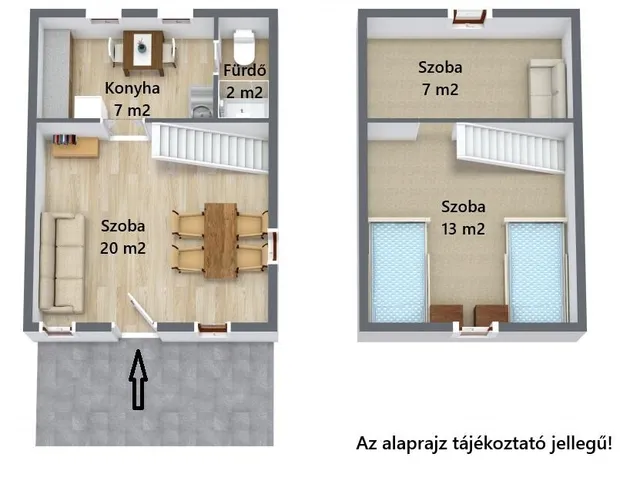 Eladó üdülő és hétvégi ház Ráckeve 52 nm