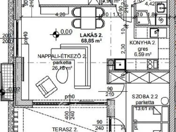 Eladó lakás Budapest III. kerület 78 nm