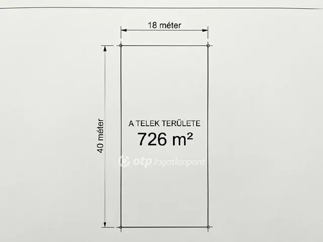 Eladó telek Adony 726 nm