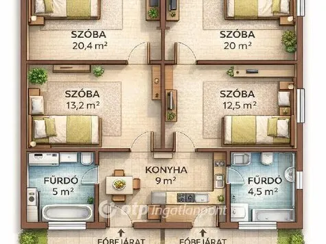 Eladó ház Bátaszék 100 nm