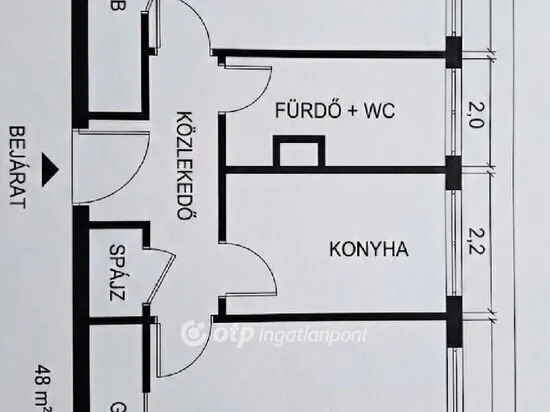 Eladó lakás Dunaújváros 49 nm