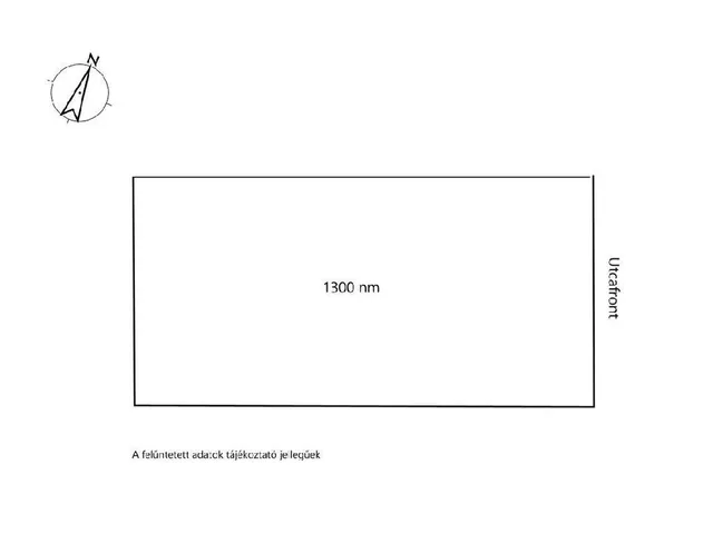 Eladó telek Kulcs 1300 nm