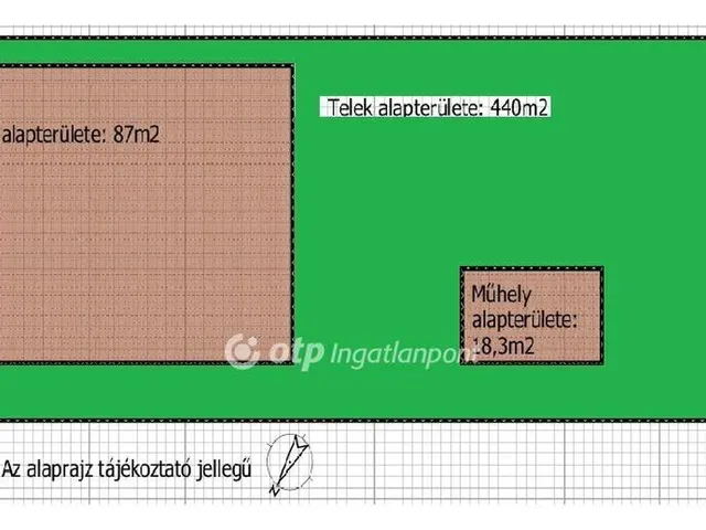 Eladó nyaraló Dömsöd 87 nm