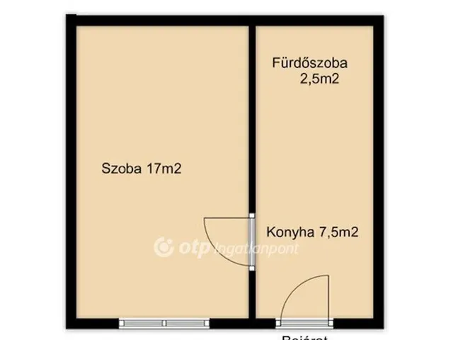 Eladó lakás Budapest VIII. kerület 27 nm