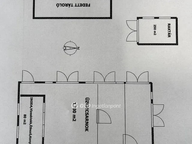 Eladó kereskedelmi és ipari ingatlan Tass 1780 nm