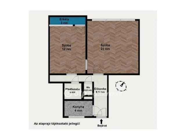 Eladó lakás Budapest X. kerület 50 nm