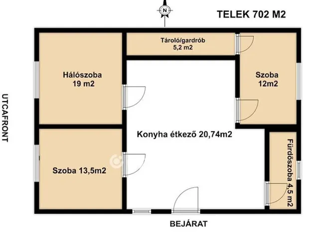 Eladó ház Halásztelek 75 nm