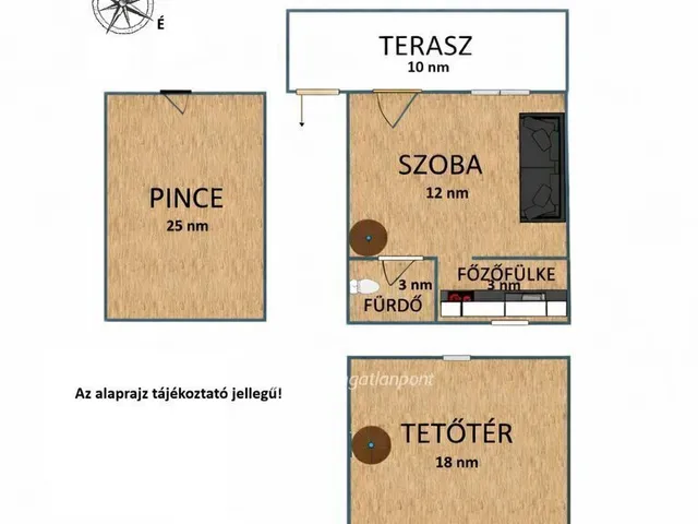 Eladó nyaraló Adony 25 nm