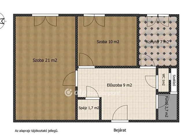Eladó lakás Dunaújváros 48 nm