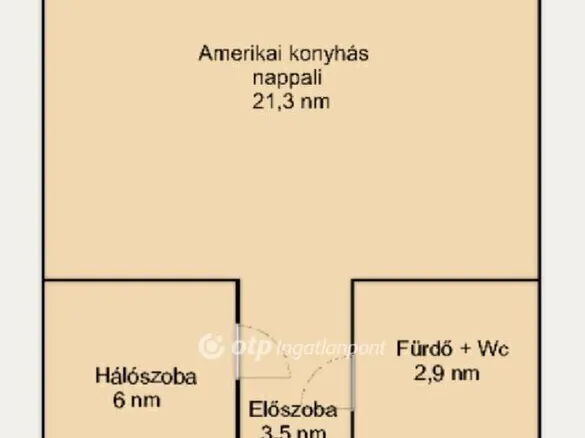 Eladó lakás Budapest XXI. kerület 35 nm