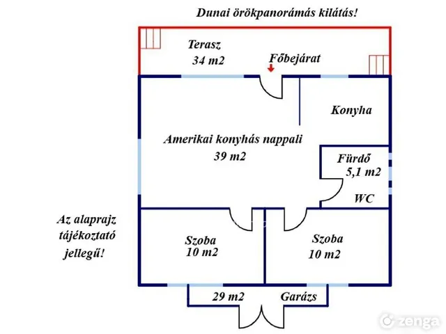 Eladó nyaraló Kulcs 95 nm