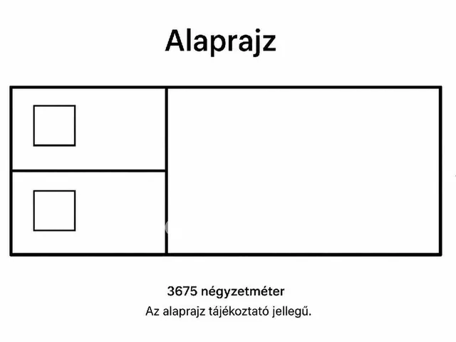 Eladó telek Kulcs 3675 nm