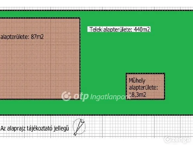 Eladó nyaraló Dömsöd 87 nm