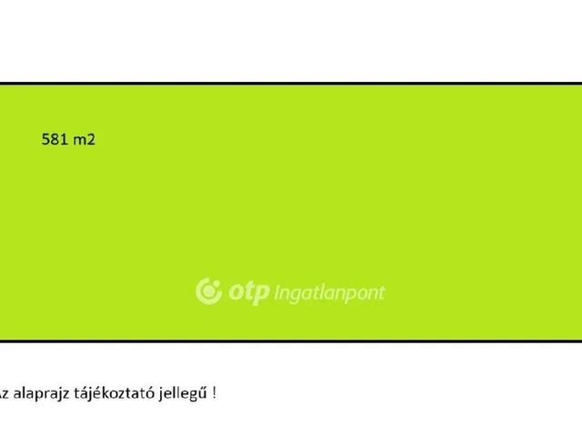 Eladó telek Rácalmás 581 nm