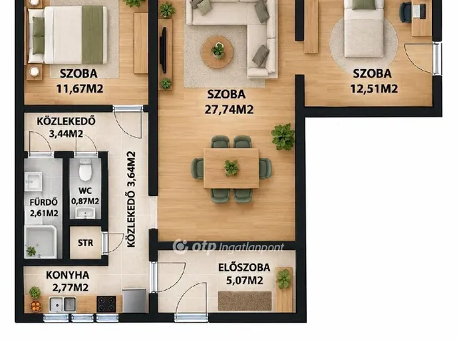 Eladó lakás Dunaújváros 67 nm