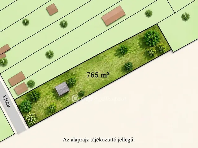 Eladó telek Kulcs 765 nm