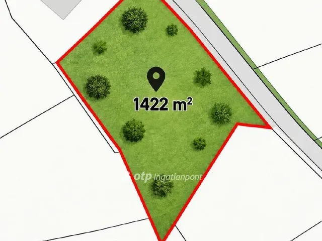 Eladó telek Rácalmás 1422 nm