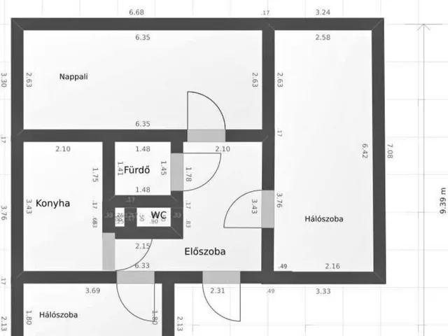 Eladó lakás Győr, Nádorváros 58 nm