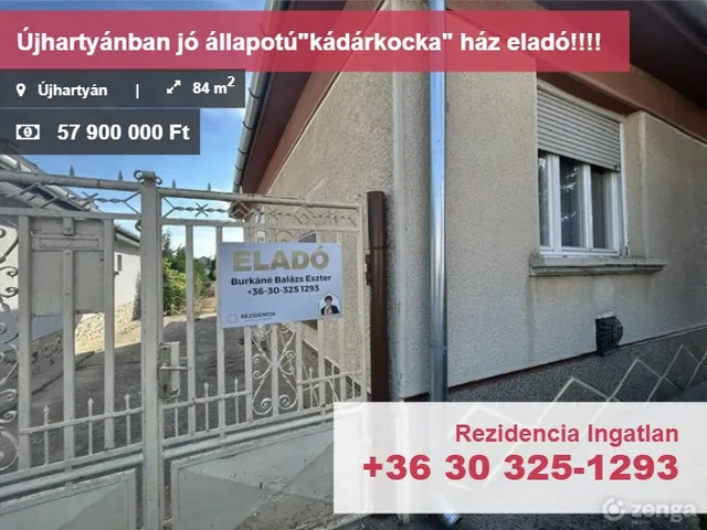 Eladó ház Újhartyán 84 nm