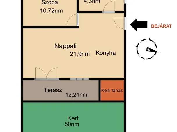 Eladó lakás Gyömrő 37 nm