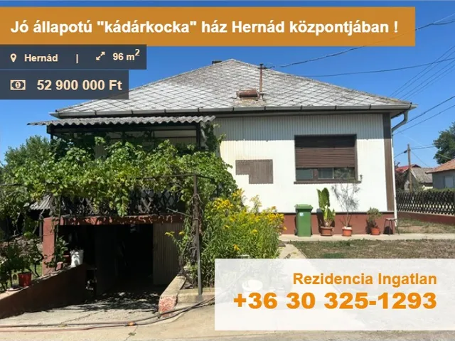 Eladó ház Hernád 96 nm
