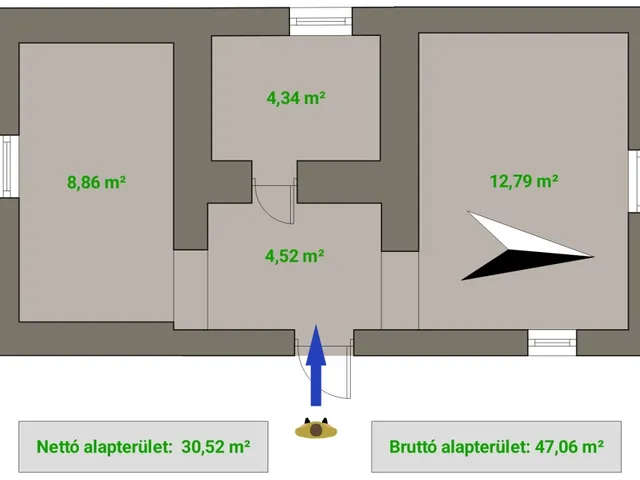 Eladó mezőgazdasági ingatlan Hajdúnánás 30 nm