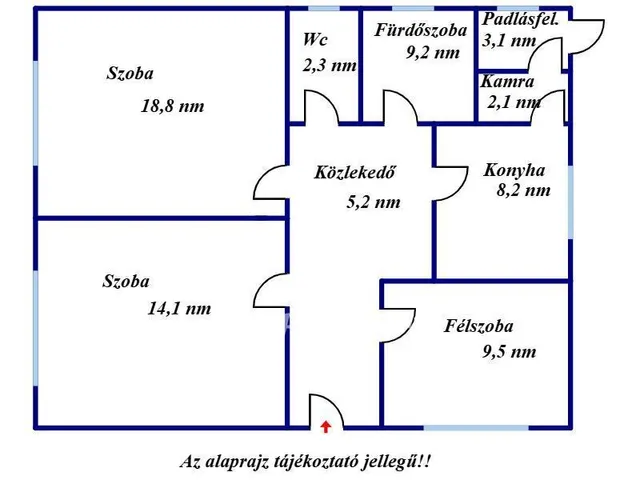 Eladó ház Kisújszállás 72 nm