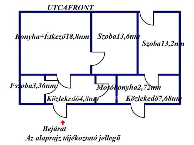 Eladó ház Berettyóújfalu 56 nm